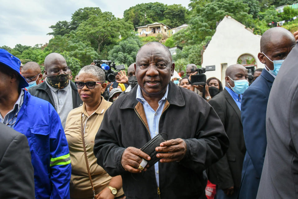 South African President Cyril Ramaphosa