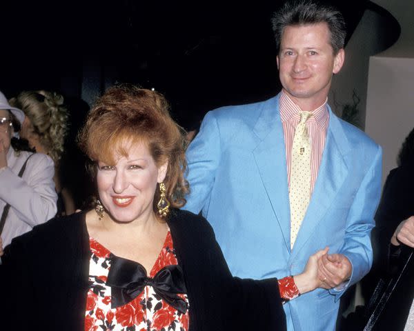 <p>Ron Galella/Ron Galella Collection/Getty</p> Bette Midler and husband Martin von Haselberg