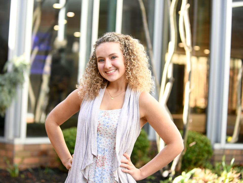 Hoover High School senior Gina Cardinale is the Repository's Stark State College female Teen of the Month for May. She was photographed at school on Tuesday, April 12, 2022.