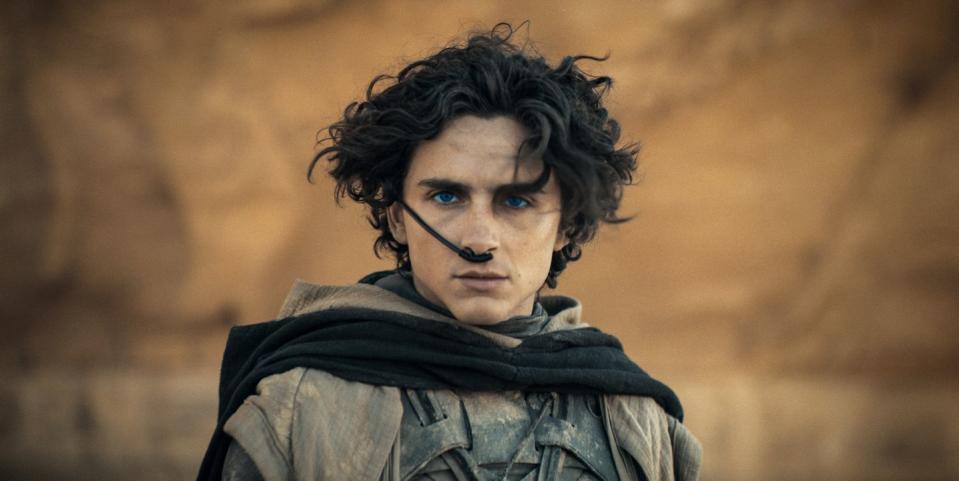 timothee chalamet as paul atreides, dune part two