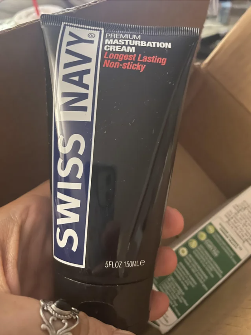 "Premium masturbation cream"