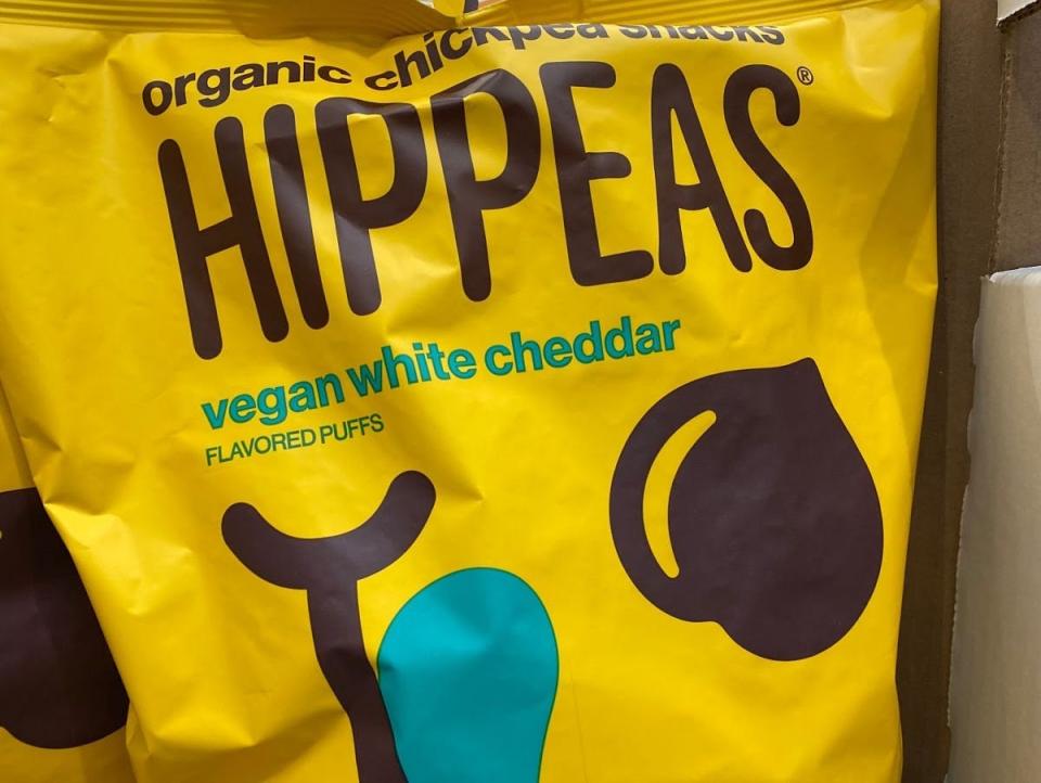 boxed of bags of bulk hippeas at costco