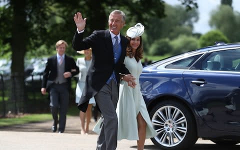 Mr Matthews with his wife Jane on the wedding day - Credit: Andrew Matthews/PA