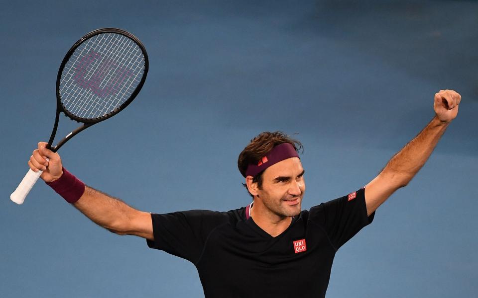 Federer trailed 4-8 in the deciding tie-break - but won six points in a row to progress. - AFP