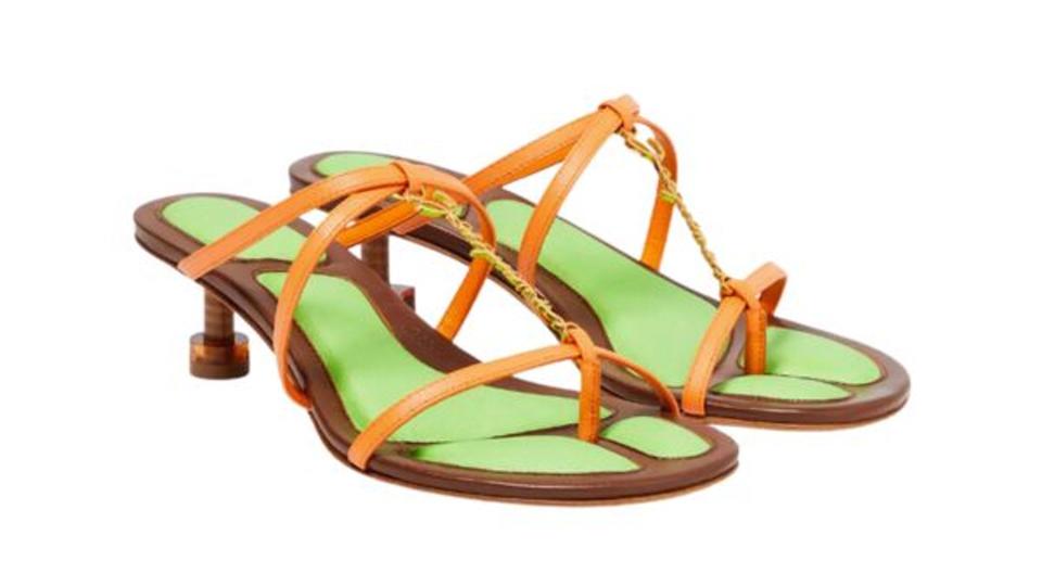 Les Sandales Basses Pralu leather sandals - Jacquemus 