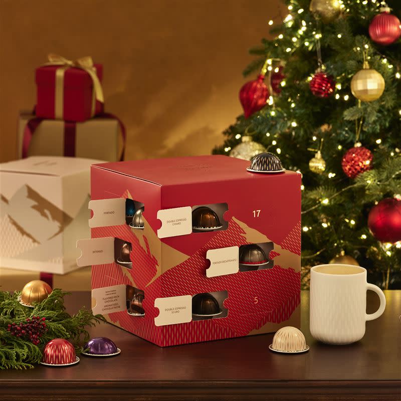 節慶限量耶誕倒數月曆，滿滿咖啡香陪你迎接耶誕佳節。（圖／品牌業者提供）