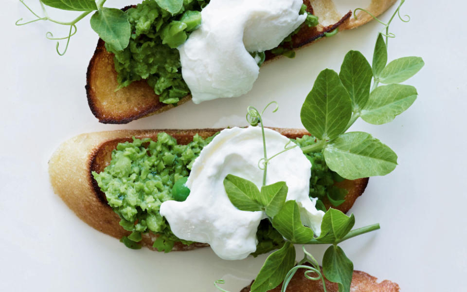 <p>Gaby Dalkin</p><p>This easy dip, from What’s Gaby Cooking, the new cookbook from blogger Gaby Dalkin, is full of fresh, bright spring flavor and color.</p><p><strong>Get the recipe: <a href="/655782/parade/spring-pea-pesto/" data-ylk="slk:Spring Pea Pesto;elm:context_link;itc:0;sec:content-canvas" class="link ">Spring Pea Pesto</a></strong></p>