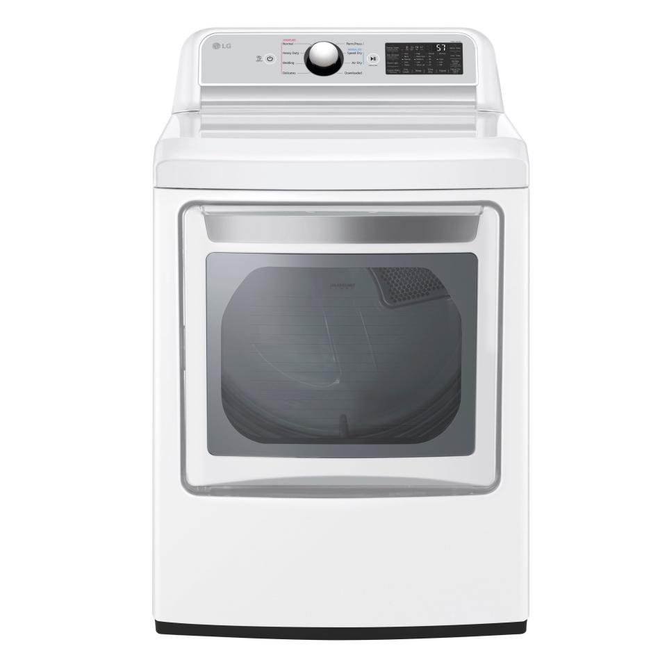 <p><a href="https://go.redirectingat.com?id=74968X1596630&url=https%3A%2F%2Fwww.lowes.com%2Fpd%2FLG-Electric-Dryer-DLE7400WE%2F5013195863&sref=https%3A%2F%2Fwww.bestproducts.com%2Fappliances%2Flarge-appliances%2Fa15850172%2Freviews-of-electric-clothes-dryers%2F" rel="nofollow noopener" target="_blank" data-ylk="slk:Shop Now;elm:context_link;itc:0;sec:content-canvas" class="link ">Shop Now</a></p><p>EasyLoad Smart Wi-Fi Clothes Dryer</p><p>lowes.com</p><p>$1049.00</p>