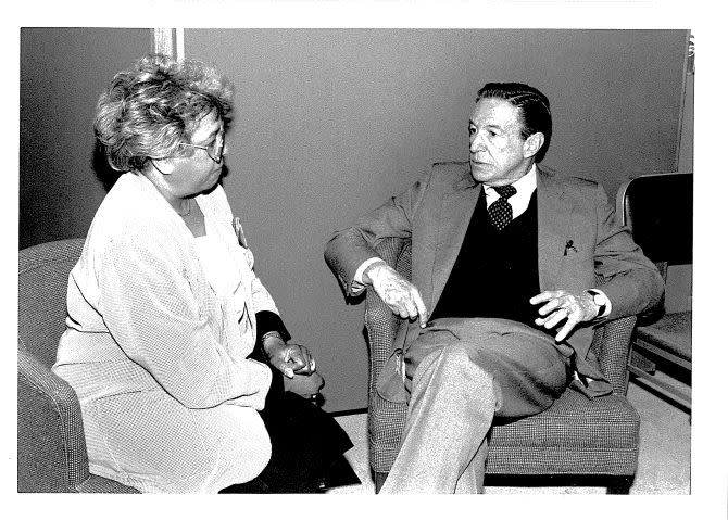In 1991, Polly Williams was interviewed by Mike Wallace for 60 Minutes. She also appeared on the MacNeil/Lehrer Report and This Week With David Brinkley. (Photo courtesy of the Williams family)