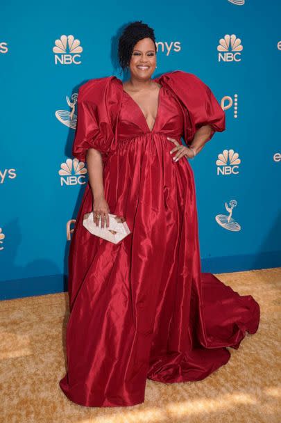 PHOTO: Natasha Rothwell arrives to the 74th Annual Primetime Emmy Awards held at the Microsoft Theater on Sept. 12, 2022, in Los Angeles. (Evans Vestal Ward/NBC via Getty Images)