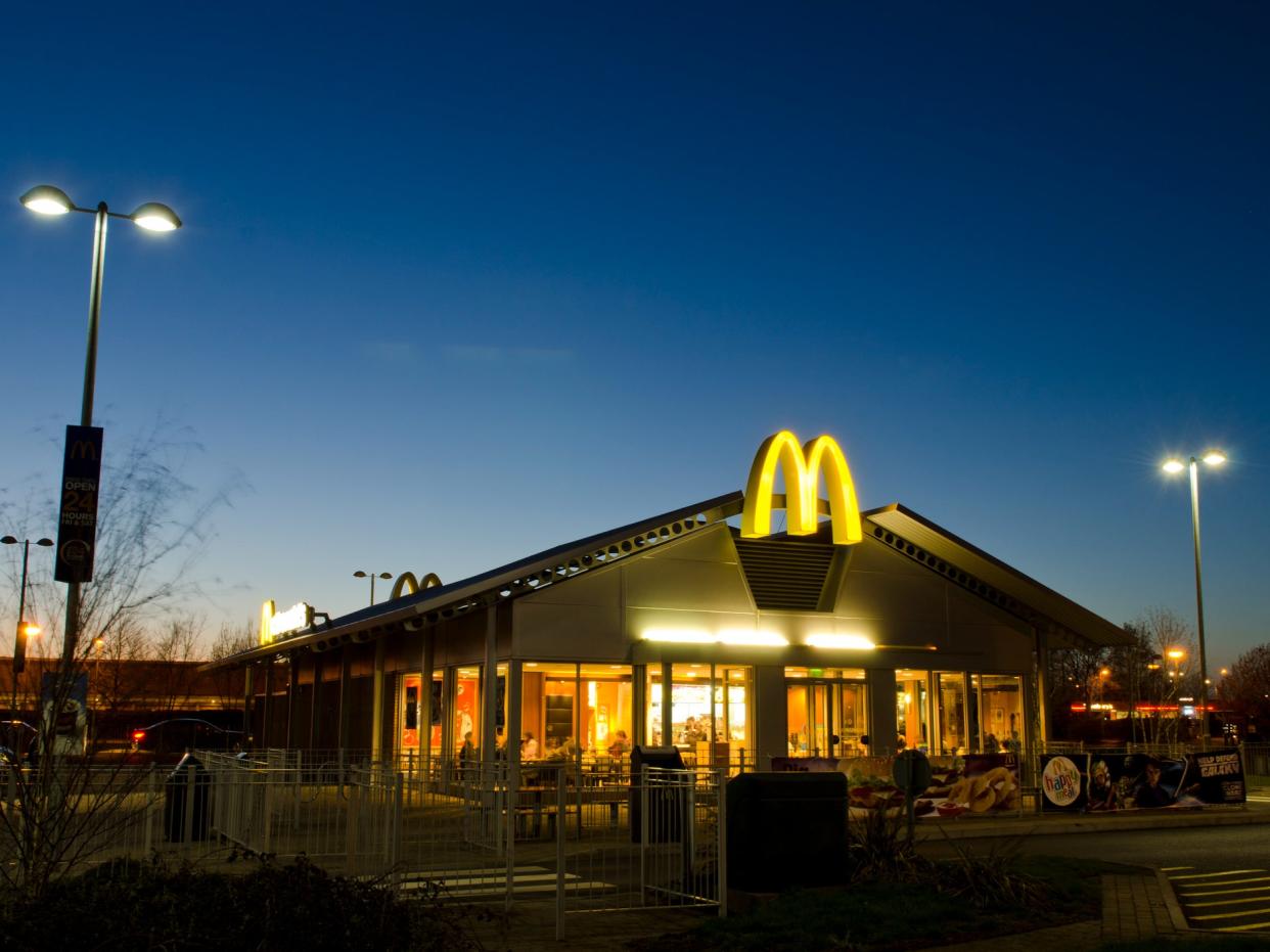 A drive-through McDonald’s in Weston-super-Mare (Getty Images)