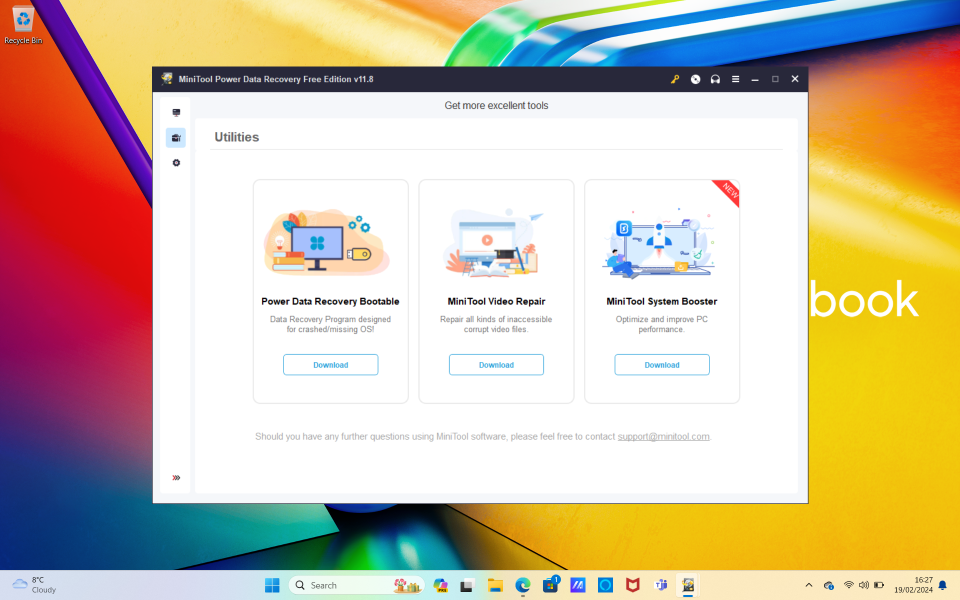 MiniTool Power Data Recovery software screenshots