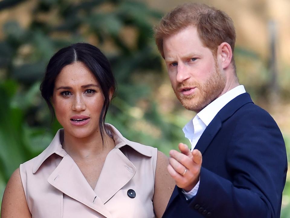 The Duke and Duchess of Sussex (Facundo Arrizabalaga/EPA)