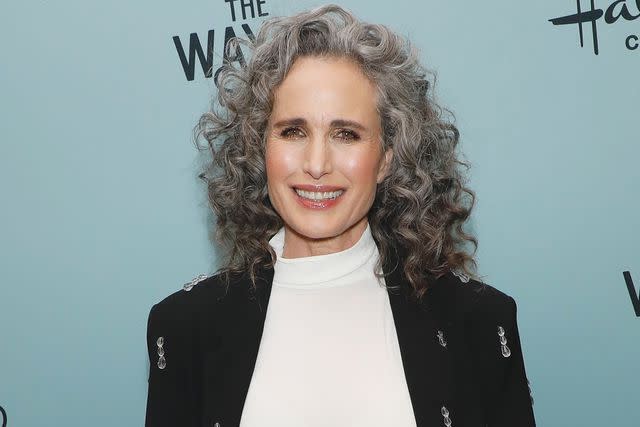 Gregory Pace/Shutterstock Andie MacDowell at 'The Way Home' TV show premiere in New York City on Jan. 1 2023