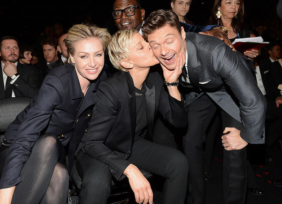 Portia de Rossi, Ellen Degeneres, Ryan Seacrest