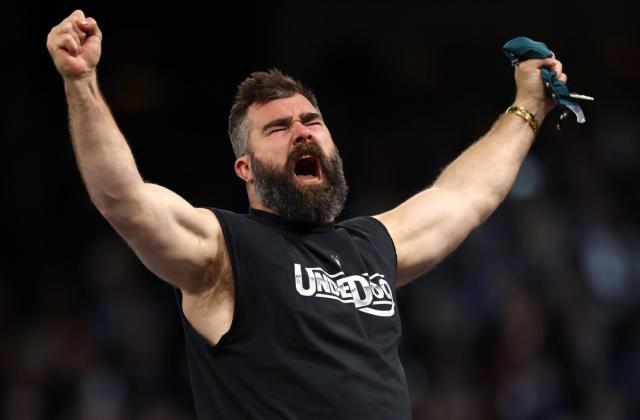 Jason Kelce Makes Surprise Appearance at WrestleMania While Rocking a Luchador Mask