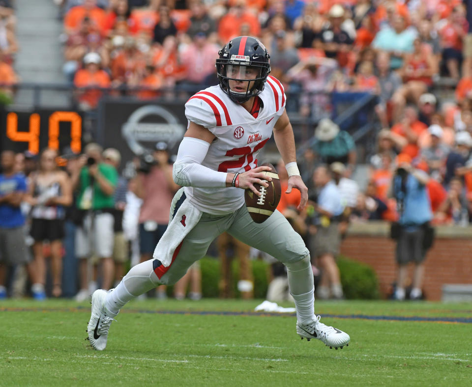 Shea Patterson was a five-star recruit in the class of 2016. (AP Photo/Thomas Graning, File)