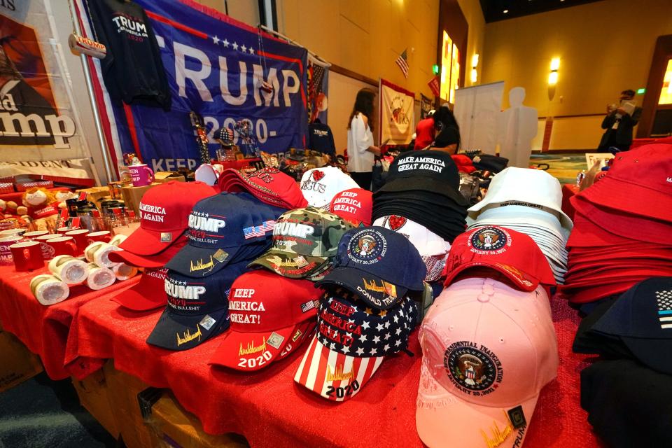 Trump merch at CPAC