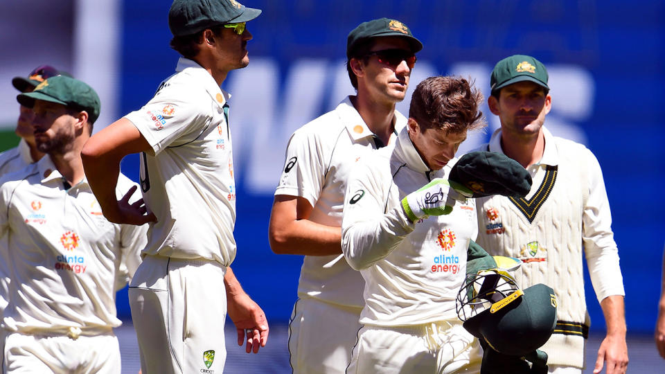 Australia lost to India by eight wickets in the Boxing Day Test, levelling the four-Test series at one-all. (Photo by WILLIAM WEST/AFP via Getty Images)