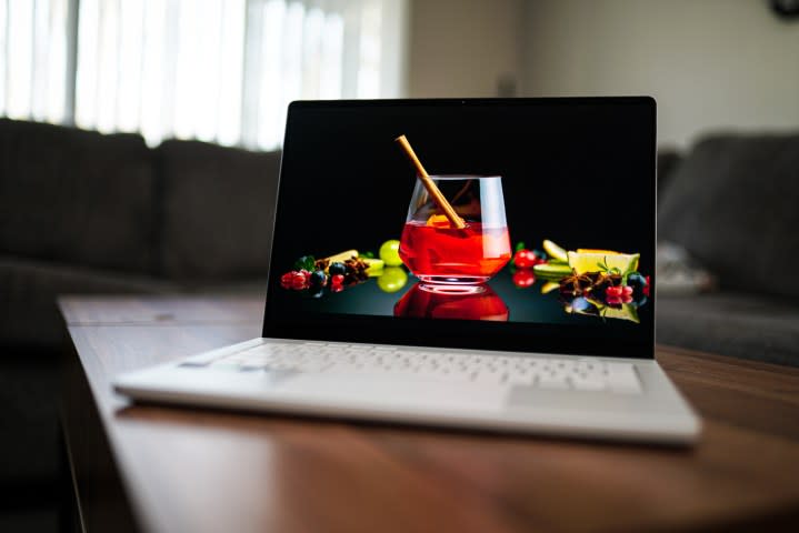 An OLED HDR demo running on the Asus ROG Zephyrus G14.