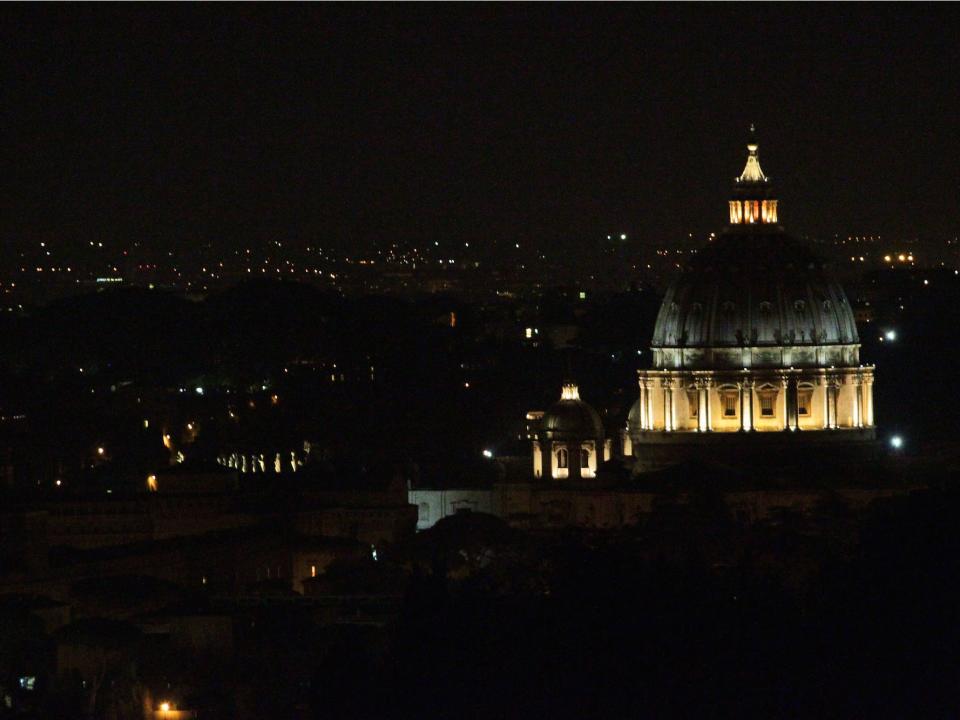 Hotel Cavalieri Hilton view Rome