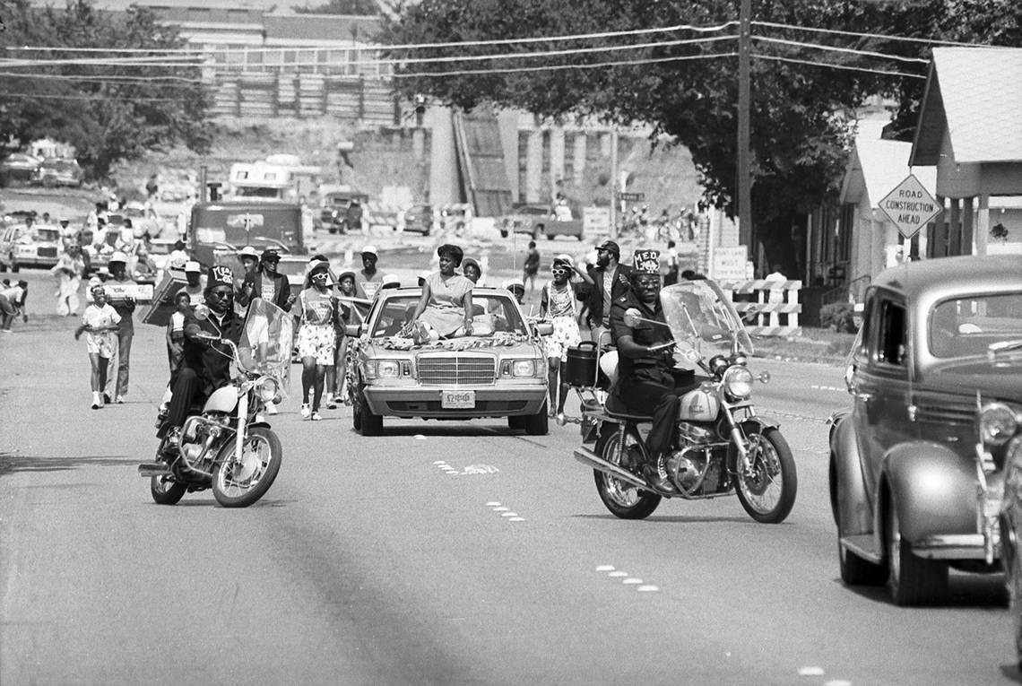 Juneteenth parade in Fort Worth in 1985