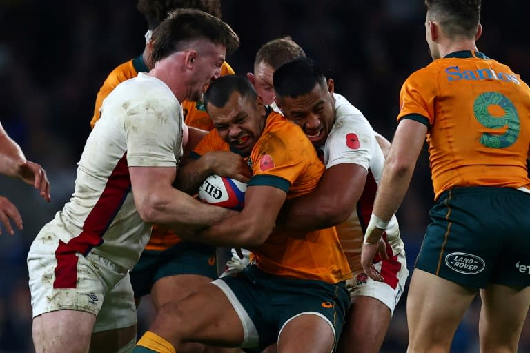 Full-back Kurtley Beale (C) has been included in the Australia squad for Test matches against <a class="link " href="https://sports.yahoo.com/soccer/teams/wales/" data-i13n="sec:content-canvas;subsec:anchor_text;elm:context_link" data-ylk="slk:Wales;sec:content-canvas;subsec:anchor_text;elm:context_link;itc:0">Wales</a> and Georgia in July (Adrian DENNIS)