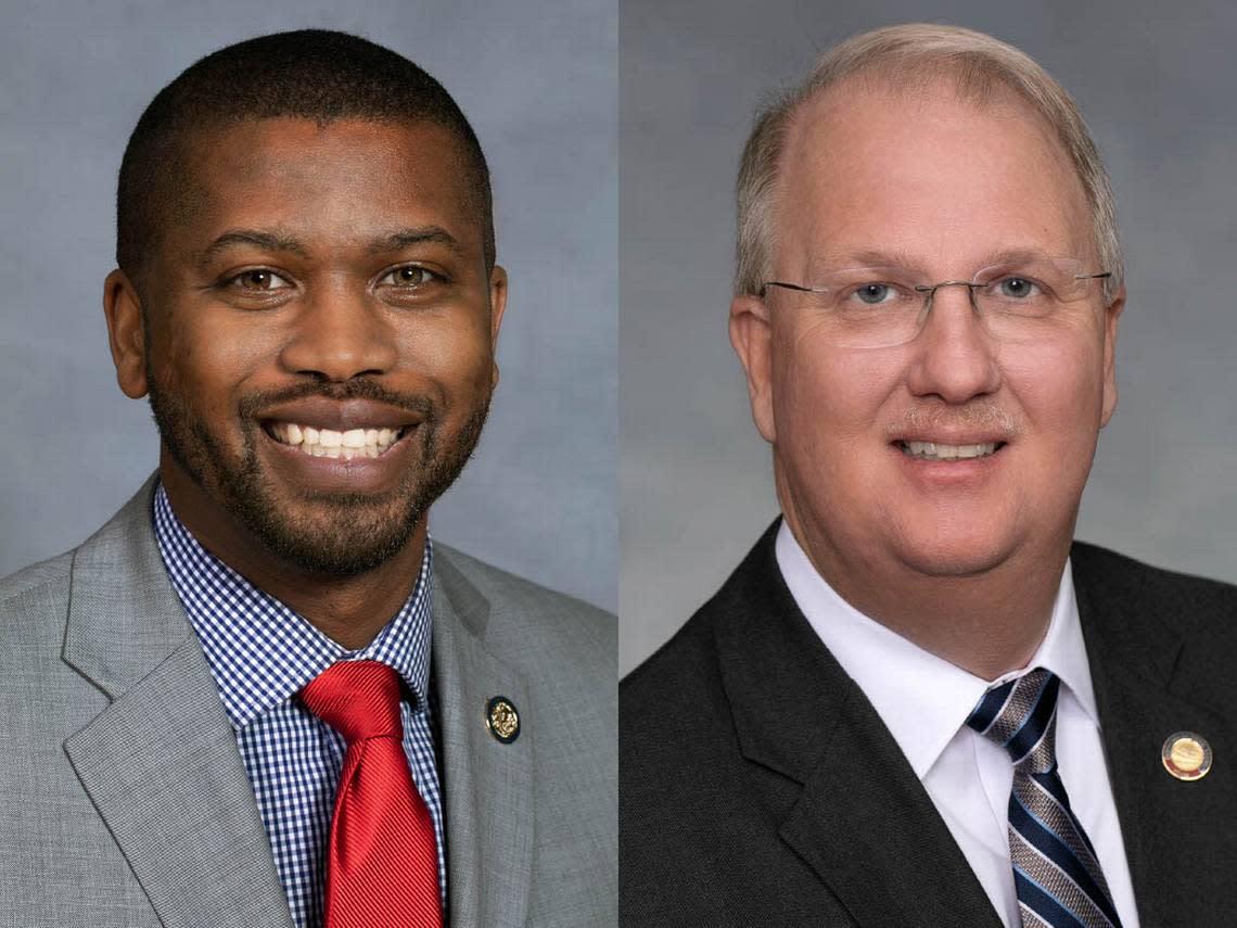 Democratic Reps. Cecil Brockman and Michael Wray face primary challengers this year, in part due to their votes with the GOP on the budget and certain other bills.