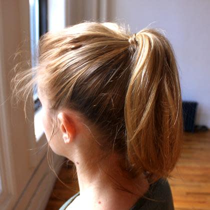 Ponytail with Wrap