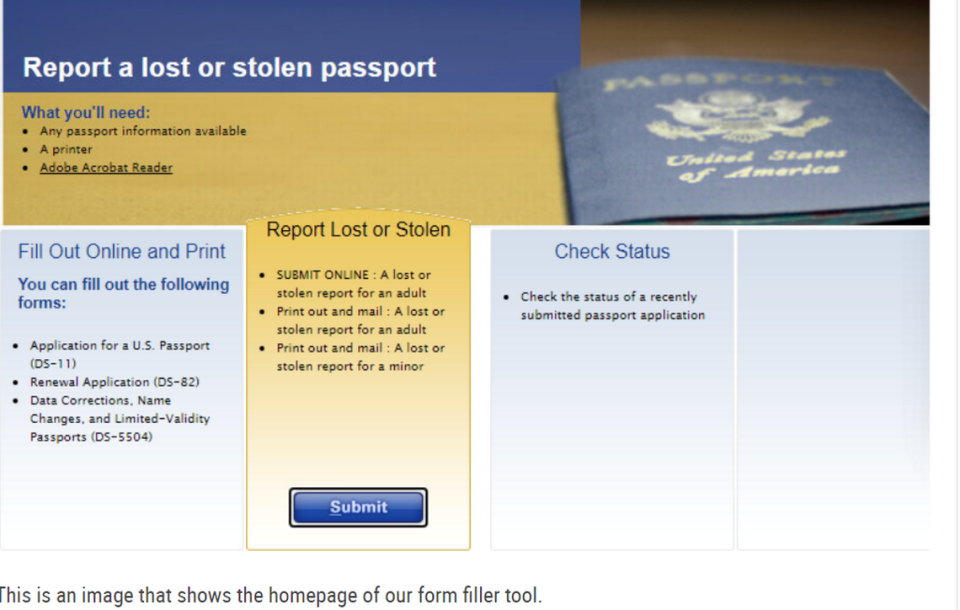 Sigue los pasos correctos para reportar un pasaporte perdido o robado tanto en EEUU como en un país extranjero.