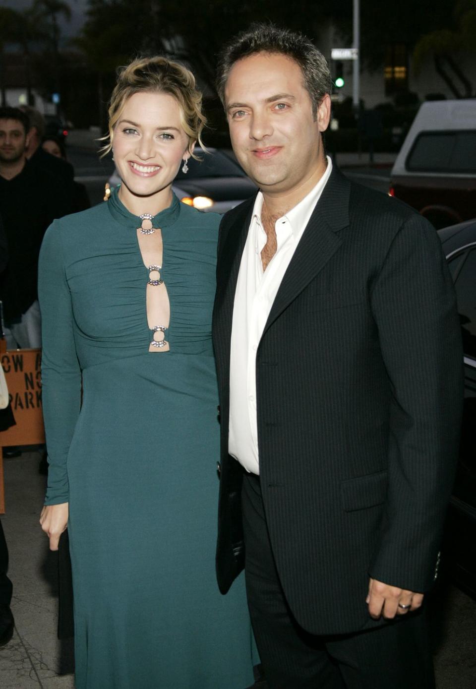 Then: Kate Winslet and Sam Mendes