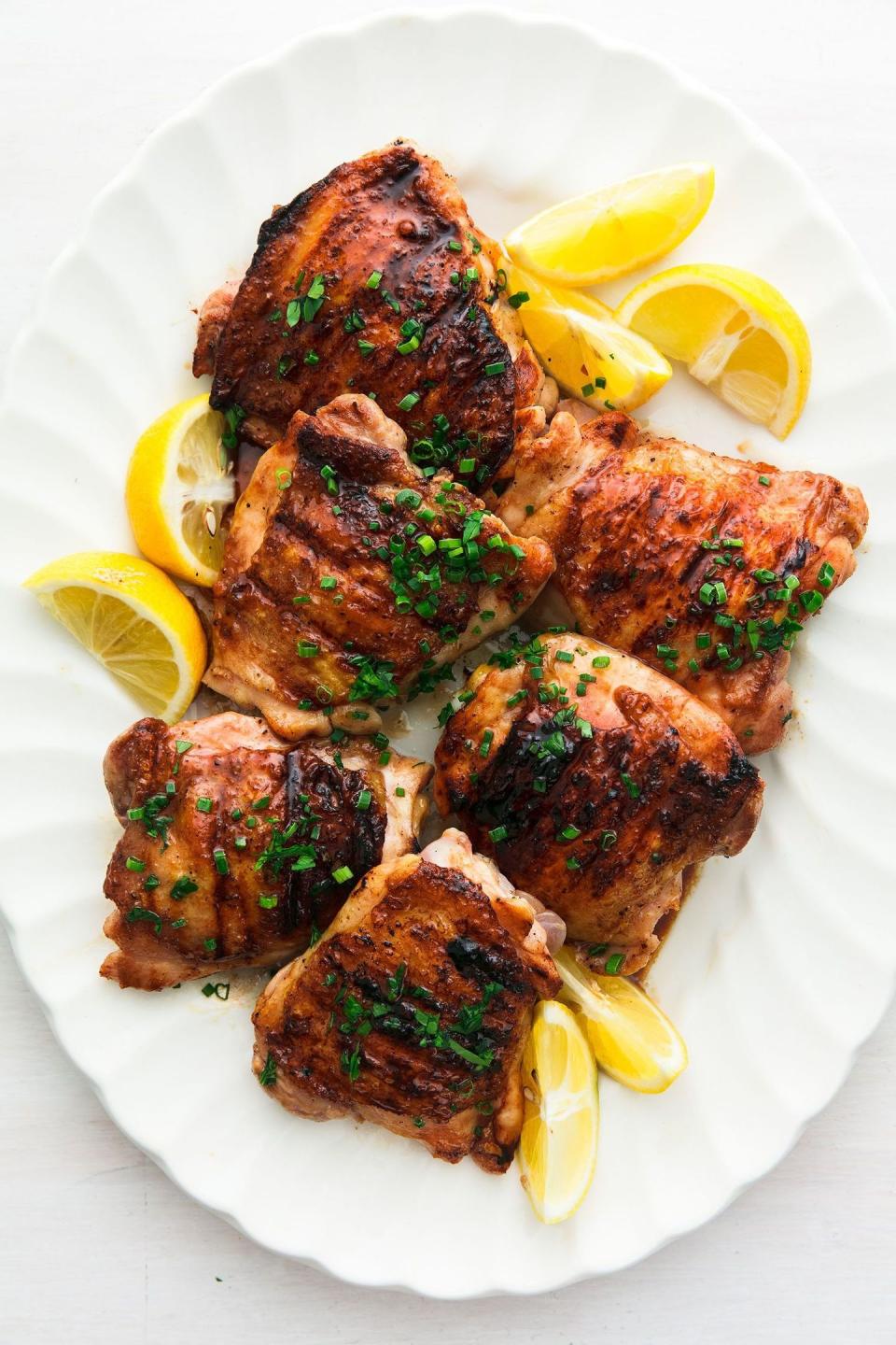 Honey Balsamic Grilled Chicken Thighs