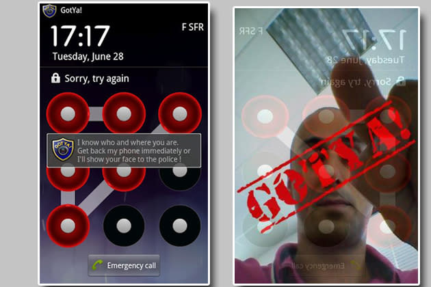 Erwischt! Wer wissen will, ob Fremde sich an seinem Smartphone zu schaffen machen, sollte sich die „GotYa! Face trap“-App zulegen. Sobald jemand versucht, das Handy zu entsperren und dabei einen falschen Code eingibt, schießt „GotYa!“ heimlich ein Foto. Der Langfinger bekommt davon nichts mit. Das Foto und die Ortung des Handybenutzers werden Ihnen aber blitzschnell per Mail mitgeteilt. Bevor es aber überhaupt zu einem Diebstahl kommt, sollten Sie unbedingt die Code-Sperre aktivieren. (play.google.com/MBFG)