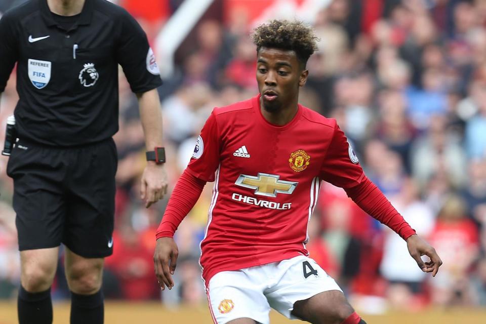 Prospect: Angel Gomes has been at Manchester United since the age of six: Man Utd via Getty Images