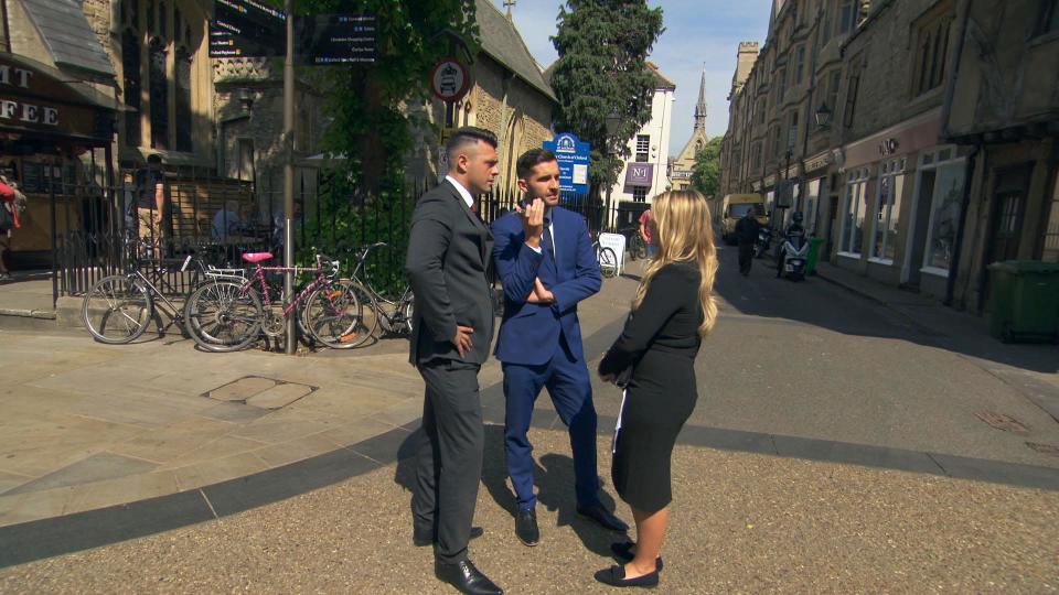 Lewis, Riyonn and Pamela in Cambridge (BBC / Boundless)