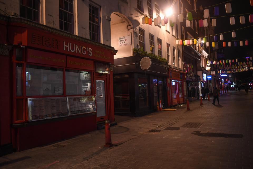 <p>Central London during lockdwon</p>Getty Images