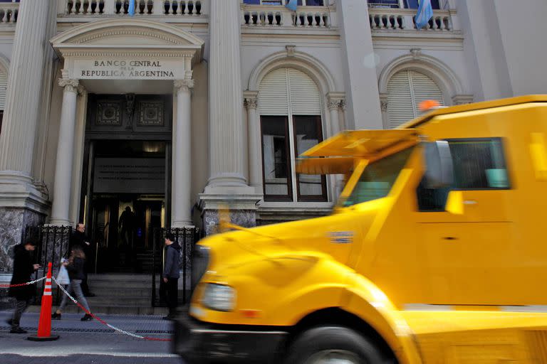 Frente del Banco Central de la República Argentina (BCRA)