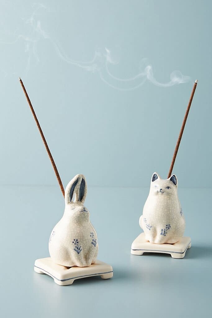 Not into candles? These cute critters can hold your incense so your room still smells like your favorite scent. <a href="https://fave.co/2TfCgd7" target="_blank" rel="noopener noreferrer">Find it for $34 at Anthropologie</a>.