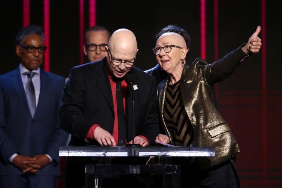 SANTA MONICA, CALIFORNIA - FEBRUARY 08: (L-R) Steven Bognar and Julia Reichert accept the Best Documentary Feature award for 'American Factory' onstage during the 2020 Film Independent Spirit Awards on February 08, 2020 in Santa Monica, California. (Photo by Tommaso Boddi/Getty Images)