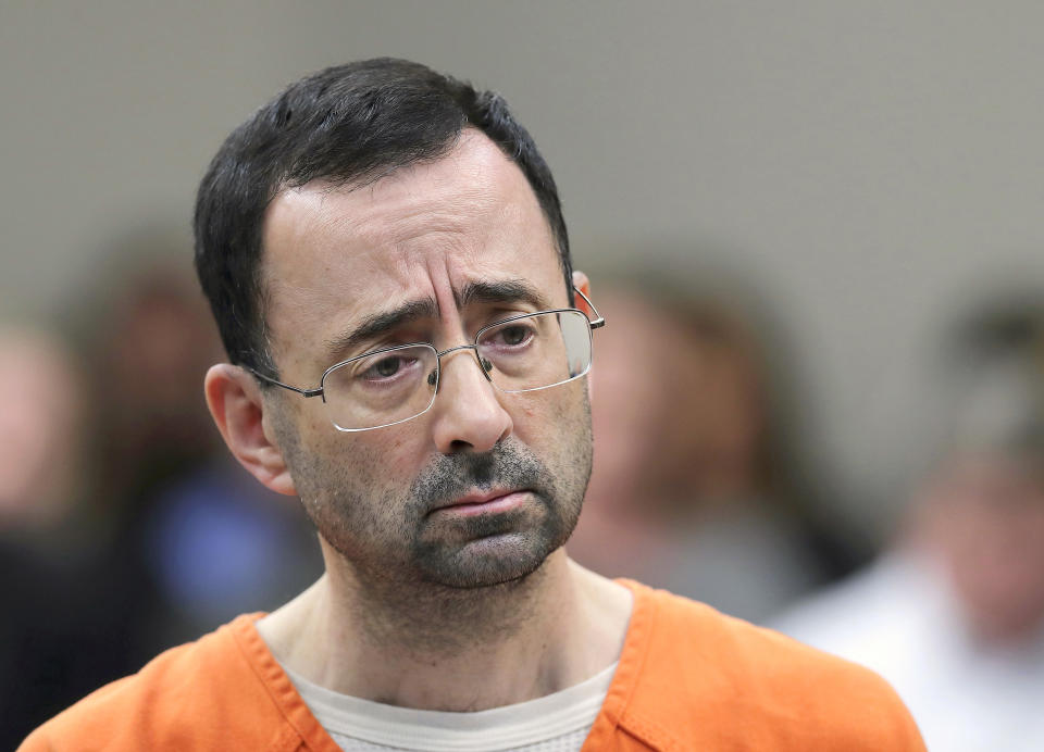 Dr. Larry Nassar alleges he was assaulted in federal prison, where he’s serving a 60-year sentence. (AP)