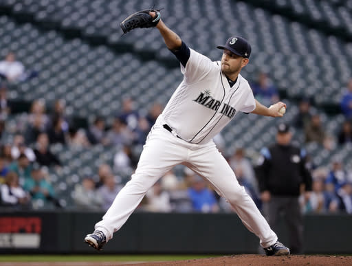 Seattle Mariners starting pitcher James Paxton hurled a gem Wednesday (AP Photo).