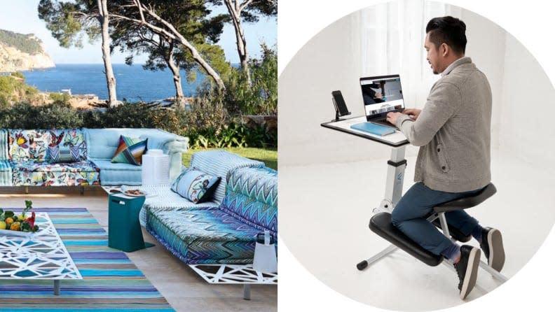 Working from outside should equally as functional–and comfortable–as working from inside.