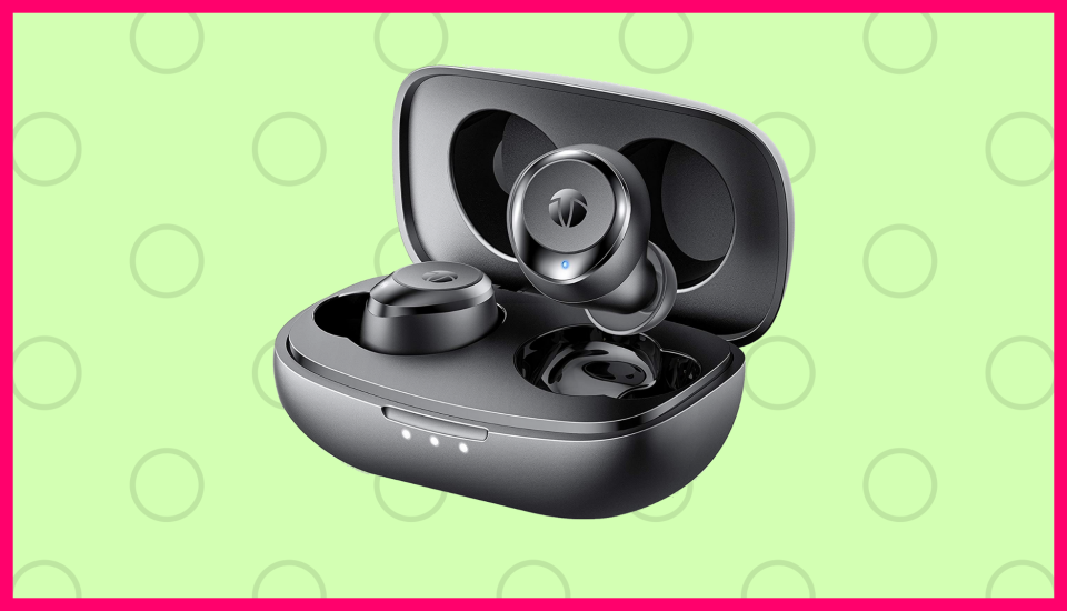 At 64 percent off, these impressive wireless earbuds (yes, that's a charging case) should be the go-to gift for any names not yet checked off your list. Their price has never been lower. (Photo: Amazon)