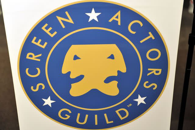 <p>Toby Canham/Getty </p> Screen Actors Guild logo