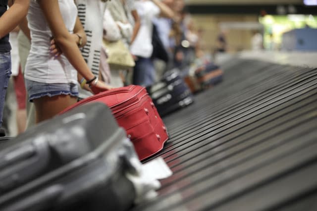 Baggage claim at airport