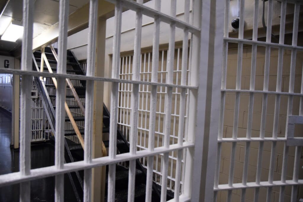 A prison corridor in Holman Correctional Facility in 2019.