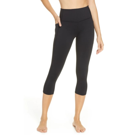 Breathless Rose Capri Leggings