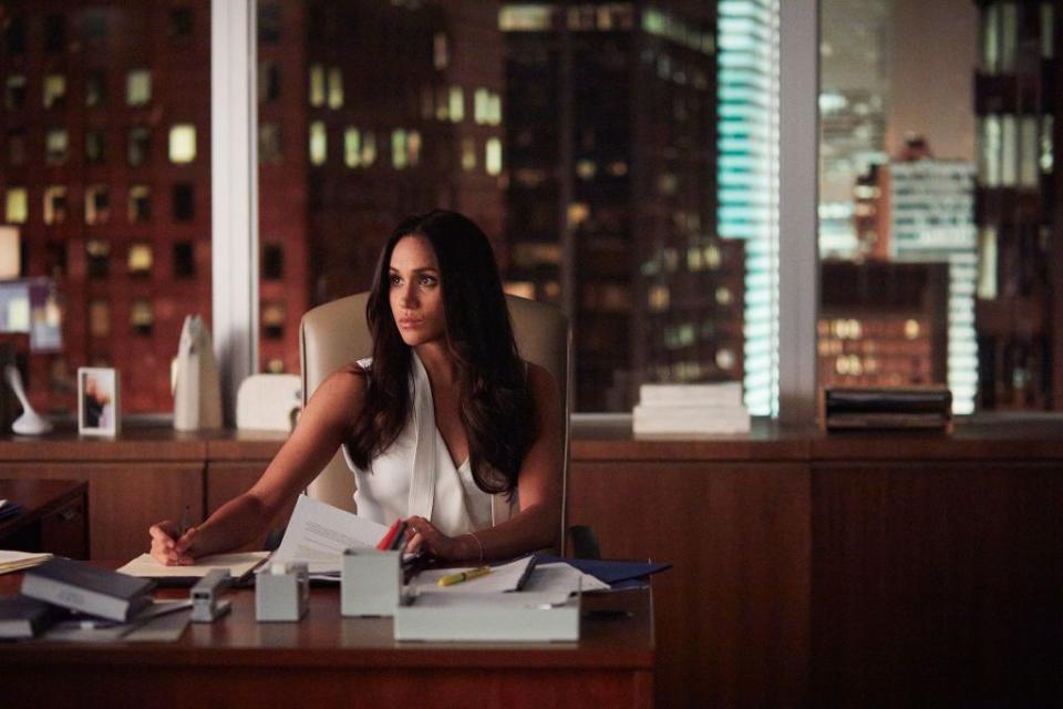 <p>Jeff Wachtel, the chief content officer of NBC Universal Cable Entertainment, helped Meghan land her first big role. Speaking to <em><a rel="nofollow noopener" href="https://www.hollywoodreporter.com/live-feed/how-meghan-markle-got-her-big-break-suits-1062369" target="_blank" data-ylk="slk:The Hollywood Reporter;elm:context_link;itc:0;sec:content-canvas" class="link ">The Hollywood Reporter</a> </em>in November 2017, Wachtel revealed that Meghan was up against one other actress, <a rel="nofollow noopener" href="https://www.imdb.com/name/nm2137418/" target="_blank" data-ylk="slk:Kim Shaw;elm:context_link;itc:0;sec:content-canvas" class="link ">Kim Shaw</a>. </p><p>In the end, Markle had magic chemistry with Patrick J. Adams, which helped secure her the role. As Wachtel spilled: "They had it right away. It was a lot of fun."</p>