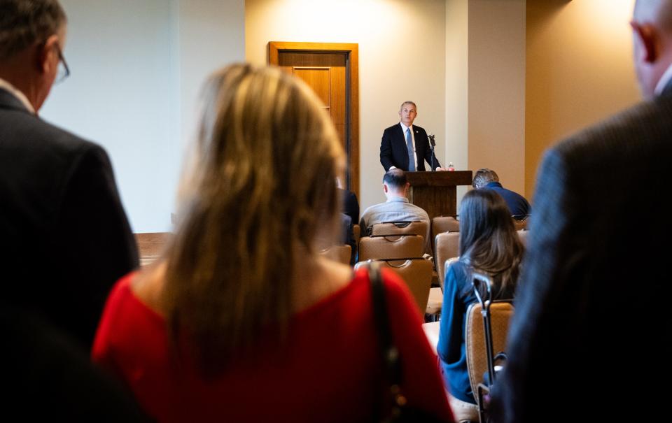 Rep. Tom Oliverson said that if he is chosen a Texas House speaker, he wouldn't let any Democrats hold committee chairmanships.