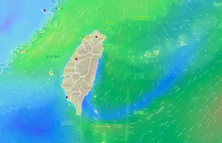 周末至下周二鋒面影響較大，雨量增多且氣溫下降。（圖／中央氣象局）